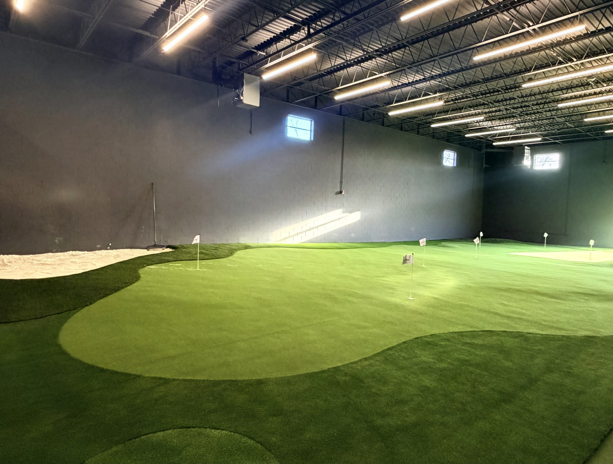Vanguard indoor championship putting green